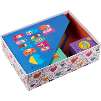 Настільний органайзер у наборі Yes Stand with Ukraine, картон, 4 предмети, різнобарвний (450130) - Pampik - 8