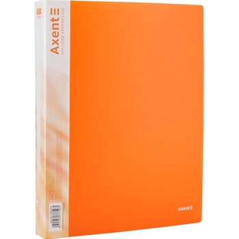 Папка на 4-х кільцях Axent А4 35 мм помаранчева (1208-25-A) - Pampik