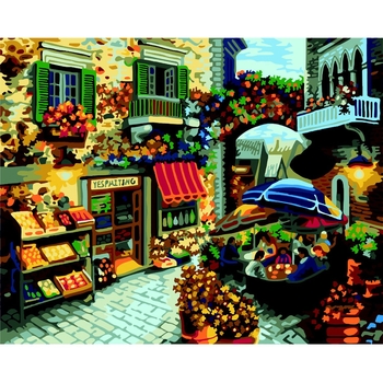 Картина за номерами ZiBi Art Line Фруктові ятки 40х50 см (ZB.64192) - Pampik