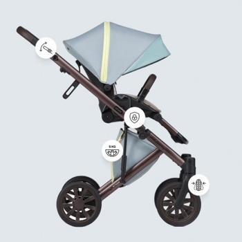 Універсальна коляска 2 в 1 Anex E-Type SE02 wilson, різнокольорова (25689) - Pampik - 12