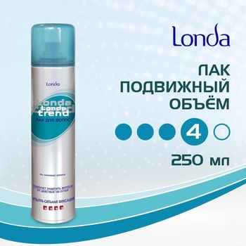 Лак для волосся Londa Professional Trend Ультра-сильна фіксація, 250 мл - Pampik - 3