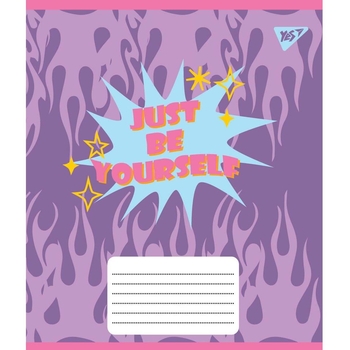 Зошит загальний Yes Smile, А5, в косу лінію, 12 аркушів (766312) - Pampik - 4