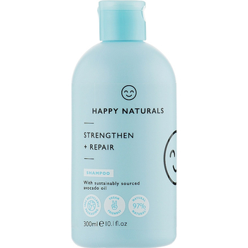 Шампунь для волосся Happy Naturals Strengthen+Repair 300 мл - Pampik