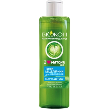 Тоник для лица Біокон I love matcha tea мицеллярный 200 мл - Pampik