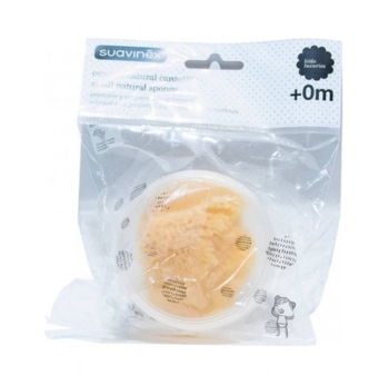 Губка для купания Suavinex, желтая (400025) - Pampik