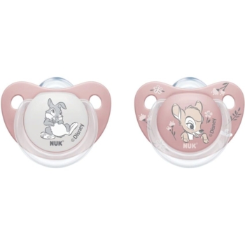 Пустышка силиконовая Nuk Bembi, ортодонтическая, 0-6 мес, 2 шт. (3952436) - Pampik