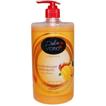 Рідке крем-мило Dolce Vero Манговий мус 1000 мл (4820091146458) - Pampik