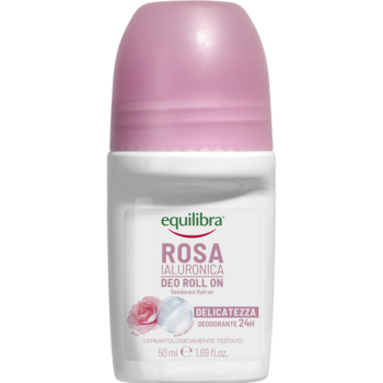 Дезодорант кульковий Equilibra Rose, 50 мл - Pampik