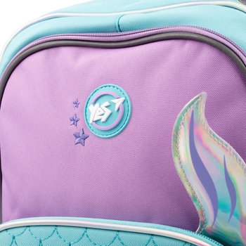 Рюкзак Yes S-72 Mermaid, сиреневый с бирюзовым (554625) - Pampik - 13