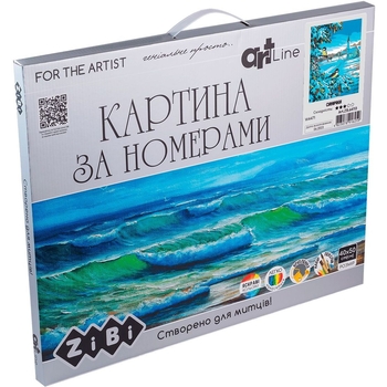 Картина за номерами ZiBi Art Line Синички 40х50 см (ZB.64113) - Pampik - 2