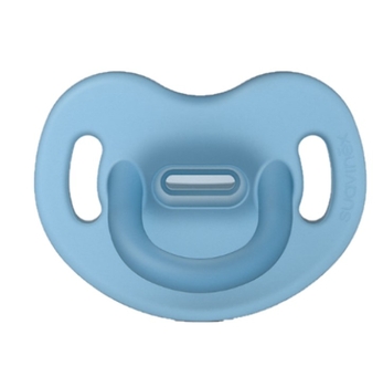 Пустушка силіконова Suavinex, анатомічна, 6-18 місяців, блакитна (307253) - Pampik