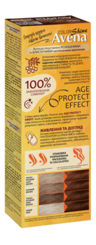 Cтійка крем-фарба для волосся Avena Shine Color Трюфельний каштан 066 - Pampik - 3