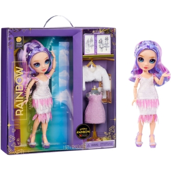 Лялька Rainbow High Fantastic Fashion Віолетта з аксесуарами (5587385) - Pampik - 8
