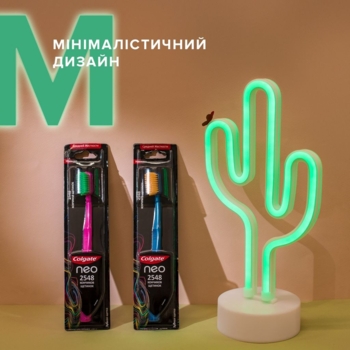 Зубна щітка Colgate Neon, середня жорсткість - Pampik - 7