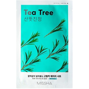 Тканинна маска Missha Airy Fit Sheet Mask Tea Tree з екстрактом чайного дерева 19 г - Pampik