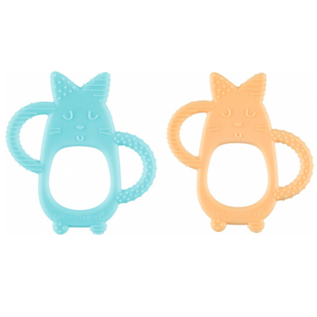 Прорезыватели для зубов Bebe Confort Stage, 2 шт., желтый и синий (3104202120) - Pampik