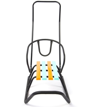 Санки Vitan Балу зі спинкою та кольоровою планкою чорні (2030101) - Pampik - 3