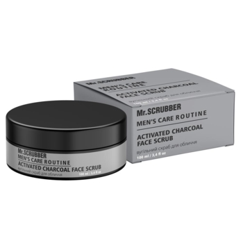 Угольный скраб для лица Mr.Scrubber Men`s Care Routine, 100 мл - Pampik - 2