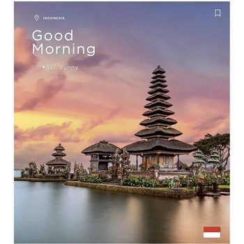 Зошит загальний Школярик Exotic morning, в клітинку, 96 аркушів, УФ-лак, 5 шт. (096-3216K) - Pampik - 2