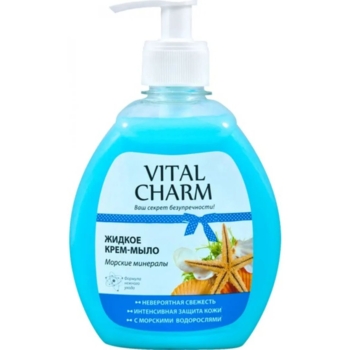 Рідке крем-мило Vital Charm Морські мінерали, 300 мл - Pampik