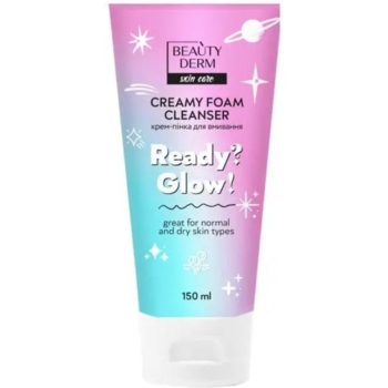 Крем-пінка для вмивання Beauty Derm Ready? Glow! 150 мл - Pampik