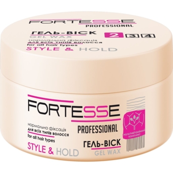 Гель-воск для волос Fortesse Professional Style & Hold нормальная фиксация, 75 мл - Pampik