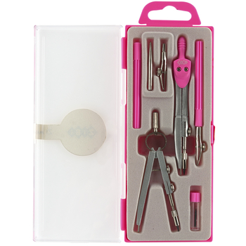 Готовальня ZiBi Kids Line Basis 7 предметів рожева (ZB.5306BS-10) - Pampik - 2