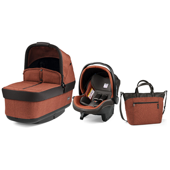 Коляска 3 в 1 Peg-Perego Team Terracotta, терракотовый (PACK03-00000000002) - Pampik - 5