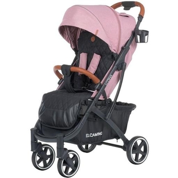 Прогулочная коляска El Camino Loona ME 1090-1 Blush Rose, розовая с черным (25529) - Pampik