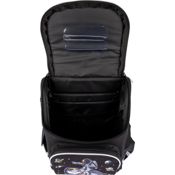 Рюкзак шкільний каркасний Smart PG-11 Space Explorers, чорний (559005) - Pampik - 5
