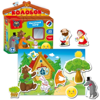 Магнитный театр Vladi Toys Академія розвитку Колобок укр. язык (VT3206-30) - Pampik - 2