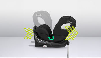 Автокрісло Lionelo ​​Braam i-Size Black Carbon, чорно-сіре (LO-BRAAM I-SIZE BLACK CARBON) - Pampik - 7