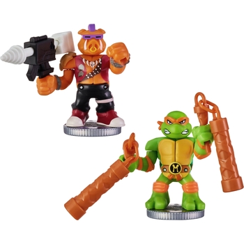 Ігровий набір Akedo TMNT Мікеланджело та Бібоп (123221) - Pampik - 2