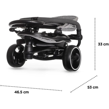 Триколісний велосипед Kinderkraft Jazz Grey сірий (00-00303945) - Pampik - 12