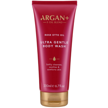 Гель для душу Argan+ Rose Otto Oil Ultra Gentle, 200 мл - Pampik
