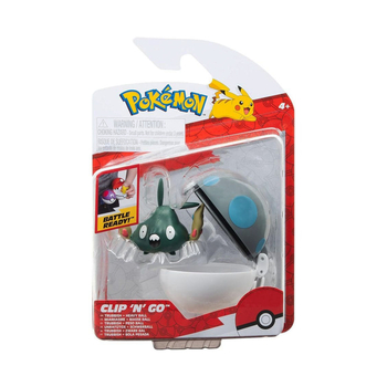 Ігровий набір Pokemon W15 Clip N Go Trabbish + Heavy Ball (PKW3140) - Pampik - 2