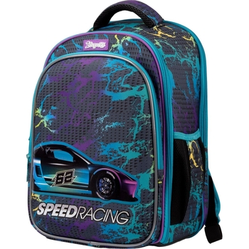 Рюкзак каркасний 1 Вересня S-98 Speed Racing, серый (559511) - Pampik