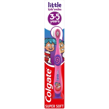 Дитяча зубна щітка Colgate Little Kids Smiles рожева - Pampik
