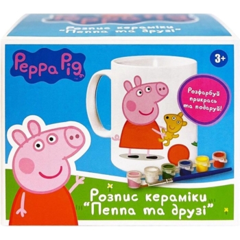 Набір для творчості Peppa Pig Розпис кераміки Пеппа та друзі (122822) - Pampik