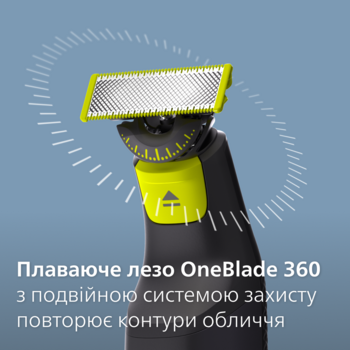 Сменное плавающее лезвие Philips OneBlade (QP410/50) - Pampik - 8