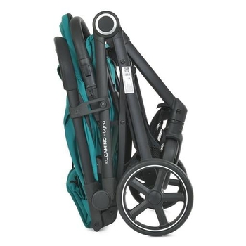 Коляска El Camino Lyra ME 1099 Sea Green, бірюзова (25696) - Pampik - 7