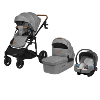 Універсальна коляска 3 в 1 Lionelo Mari Tour Grey Stone - Pampik - 2