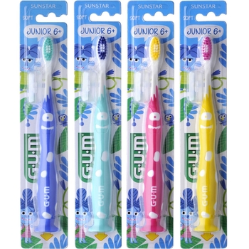 Зубная щетка GUM Junior Monster, мягкая, в ассортименте - Pampik - 6