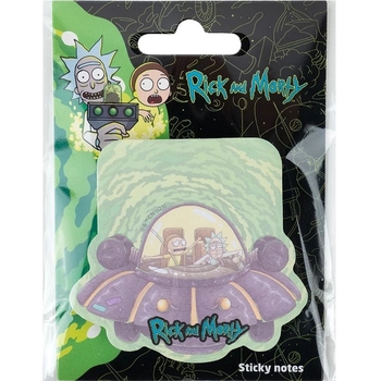 Блок паперу з клейким шаром Kite Rick and Morty 70х70 мм 50 аркушів (RM23-298-1) - Pampik - 2