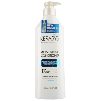 Зволожувальний кондиціонер для волосся Kerasys Hair Clinic Protein Care System Baobab Oil, 600 мл - Pampik