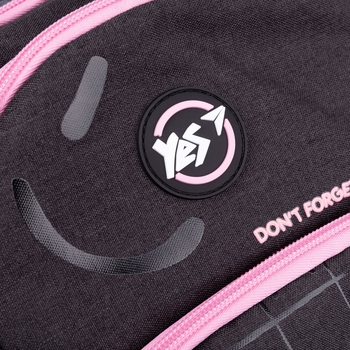 Рюкзак Yes S-85 Happy time, черный (552383) - Pampik - 8