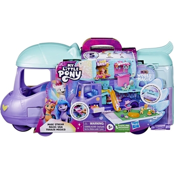Игровой набор My Little Pony Playset Mini World Magic Mare Stream Buildable Trailer Camper Van (F7650) - Pampik - 5