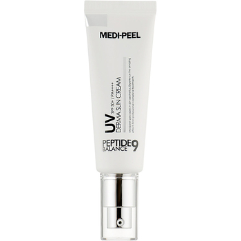 Сонцезахисний крем Medi-Peel Peptide 9 UV Derma Sun Cream SPF50+ PA+++, з пептидами. 50 мл - Pampik