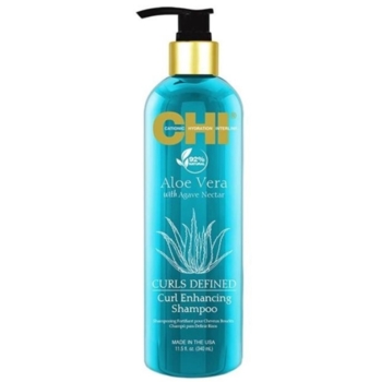 Шампунь для распутывания вьющихся волос CHI Aloe Vera Curls Defined Shampoo, 340 мл - Pampik