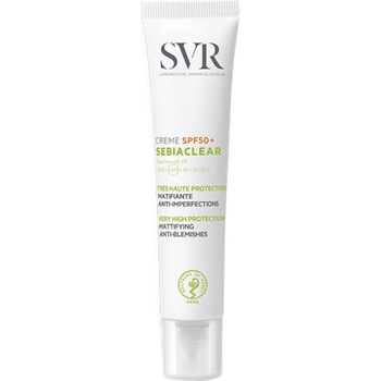 Сонцезахисний крем для обличчя SVR Sebiaclear Cream Матуючий SPF50+, 40 мл - Pampik